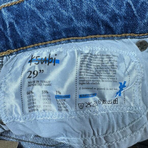 Ksubi NWT Van Winkle Blazed Trashed Skinny Jeans Size 29 Stone Washed Denim - Picture 7 of 12